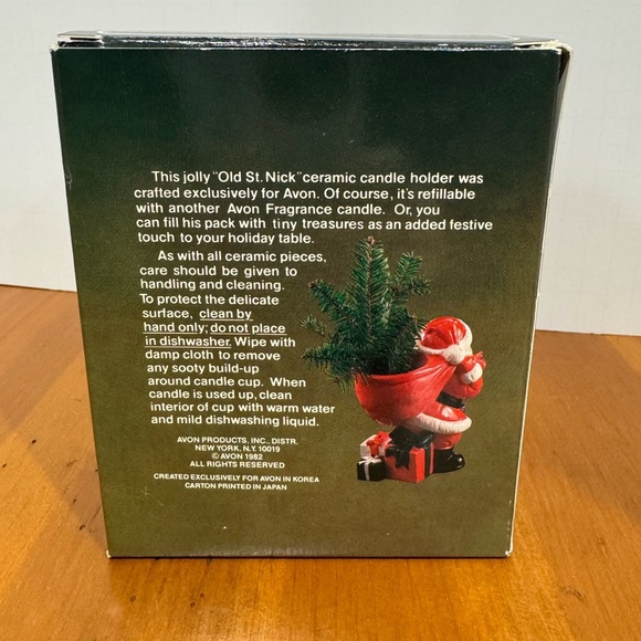 Avon Santa vintage 1982 candle holder figurine - Picture 5 of 14